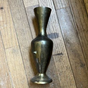 Brass vase vintage Made in India